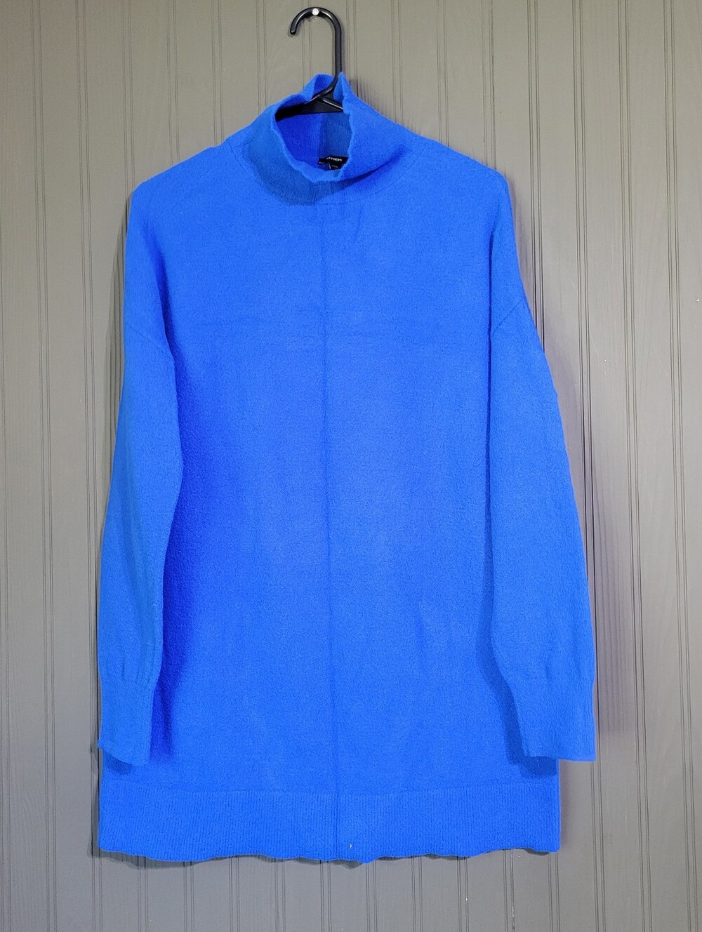 Express Long Sleeve Turtleneck Sweater Oversized Pullover Blue Women's XS